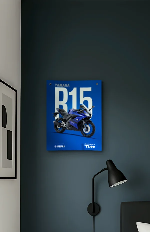بکدراپ طرح موتور سیکلت یاماها R15